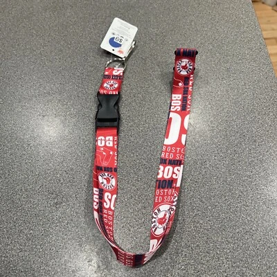 Boston Red Sox Key Lanyard 18” Detachable- New - Image 1 of 2