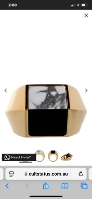 anillo de ónix Saint Laurent talla 6 Foto 1 de 4