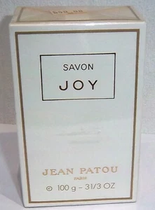 JEAN PATOU JOY PERFUMED SOAP NEW BOXED & CELLOPHANE SEALED DISCONTINUED & RARE - Picture 1 of 3