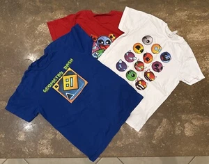 lot of 3 geomerty dash t shirts youth large - Picture 1 of 21