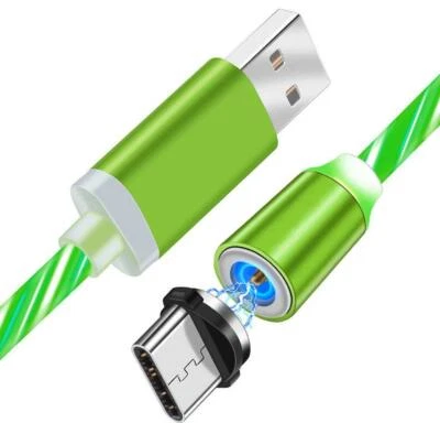 MAGNET FLOW CANDY LED Light-up USB Charger for ALL MICRO-C USB phones/devices - Image 1 of 4