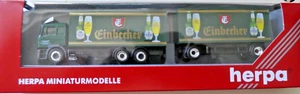 Herpa 146647 H0 MAN F2000 EVO Remolque De Bebidas 'Einbecker' Nuevo En OVP - Imagen 1 de 2