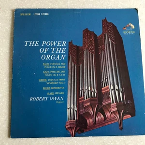 POWER PIPE ORGAN Robert Owen Bach Toccata Litanies RCA STEREO LP VINYL RECORD - Picture 1 of 15