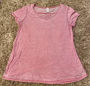 Camiseta de yoga transparente rosa Balance Collection talla mediana - Imagen 1 de 5