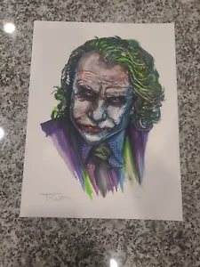 Tim Doyle - Shiny Objects Joker "Heath" Limited Edition Print Nt Mondo #/75 - Picture 1 of 3
