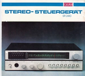SONNEBERG, Prospekt 1984, VEB Stern-Radio Sonneberg RFT Steuergerät SR 2410 - Bild 1 von 2