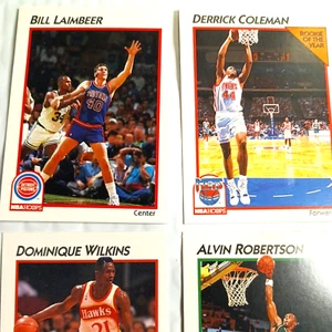 * 12 card assorted Basketball NBA Hoops 1991 - Picture 1 of 3