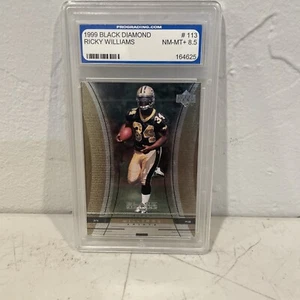 1999 Upper Deck Black Diamond Ricky Williams #113 NM-MT + 8.5 Graded - Picture 1 of 4