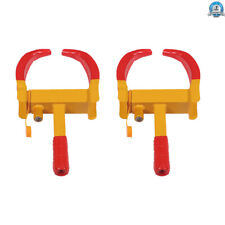 2Pcs Wheel Clamp Lock Anti Theft Boot Tire Claw for Auto Truck Towing Trailer