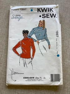 Kwik Sew SCHNITTMUSTER 1997 Misses TURTLENECK SHIRT TOPS Gr. XS-XL UNGESCHNITTEN - Bild 1 von 3