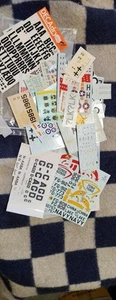 Aircraft Model Decals Massive mixed lot number 2 100s of decals per Image - Bild 1 von 1