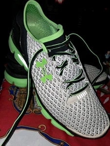 UA Under Armour SpeedForm® Gemini Schuhe Herren Größe 10 Grün Schwarz Weiß Turnschuhe - Bild 1 von 19