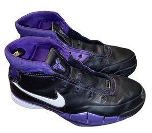 Nike Kobe 1 Protro Purple Reign Black Out AQ2728-004 Men's Size 11.5 COA - Picture 1 of 11