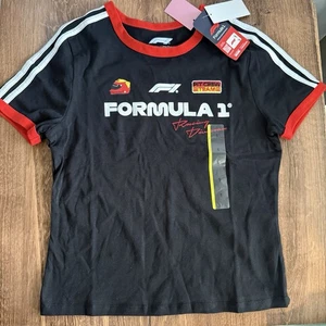Formel 1 Racing Division Jugend Kinder Grafik T-Shirt schwarz rot Größe Small Neu mit Etikett - Bild 1 von 6