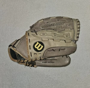 Wilson Brand 13 inch A0440 13BR Fast Pitch Monsta Web Softball Glove Left Handed - Picture 1 of 5