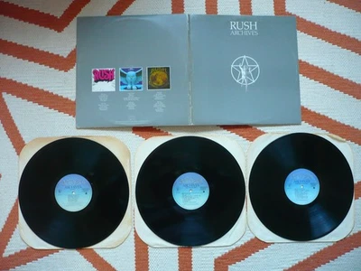Rush Archives Triple Vinyl Canada 3 LP Rush / Fly By Night / Caress Of Steel - Image 1 of 4