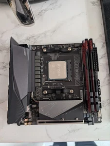 Ryzen 7 5700x B550i Aorus Pro AX 64gb Ram CPU Motherboard Ram Bundle Am4 - Picture 1 of 8