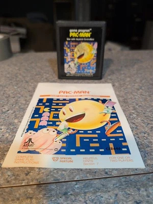 Atari 2600 Pac Man with Manual Tested Combine Ship - Image 1 of 4