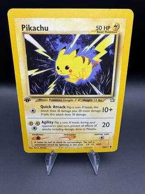 Pikachu 70/111 Pokemon Neo Genesis 1st Edition Vintage 2000 - Image 1 of 4
