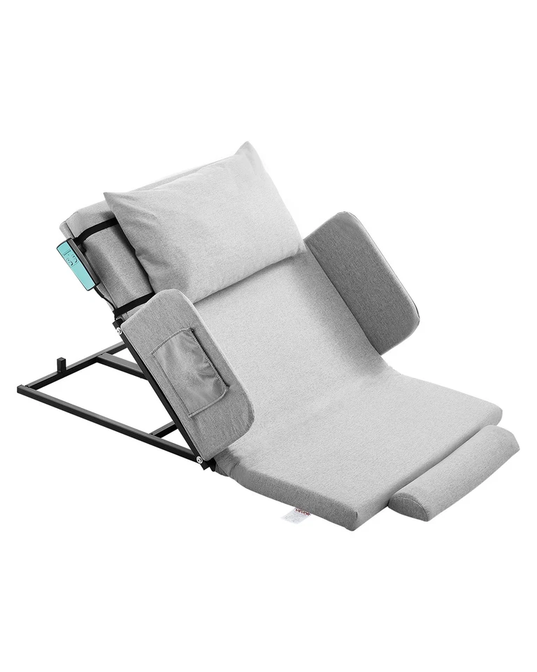 VEVOR Electric Lifting Backrest 300 lbs 4-68° Adjustable with Guardrail & Pouch