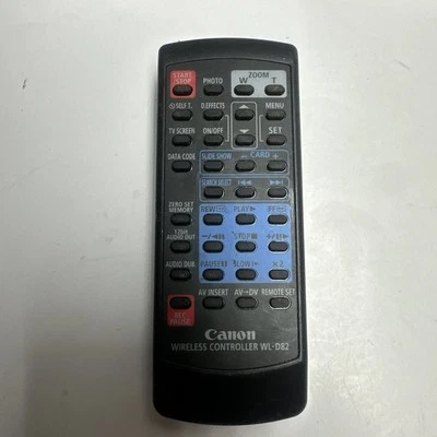 Control remoto para videocámara Canon WL-D82 OEM para WLD82, ZR90, ZR85 Foto 1 de 4