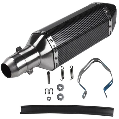 Silenciador de tubo de escape universal 38-51 mm para motocicleta ATV Slip On DB Killer Foto 1 de 4