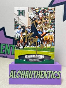 KANSEI MATSUZAWA SIGNIERTE HAWAII WARRIORS FOOTBALL ROOKIE KARTE KANJI TOKYO TOE - Bild 1 von 1