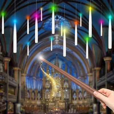 Decoraciones de Halloween, Velas Flotantes con Varita, Velas Colgantes Mágicas Flic Foto 1 de 4