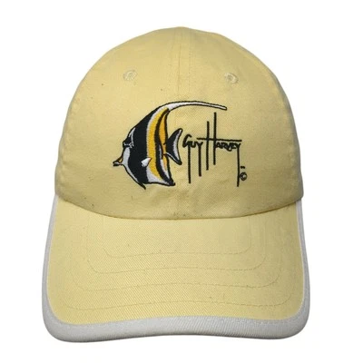 Sombrero ajustado Guy Harvey Fish Islas Caimán amarillo talla única elástico Foto 1 de 4