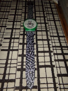 HTF Swatch Cappuccino Maxi Watch Wall clock Works - Picture 1 of 14