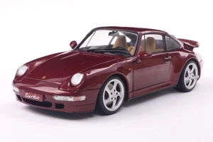 SOLIDO 1810102 MINIATURE PORSCHE 911 (993) TURBO ARENA RED 1997 1/18 - Picture 1 of 1