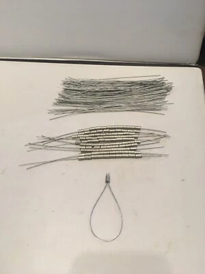 100 x 6mm Round Electric Meter Seal & 150mm Security Wires UK Stock 100% Genuine - Image 1 of 4