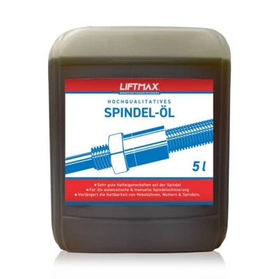 LIFTMAX Spindel Öl Hebebühnen Spezial Spindel Öl 5 Liter Premium Schmier Öl Consul RAV