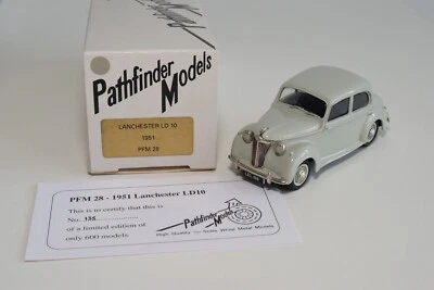 FF 1:43 PATHFINDER PFM 28 PFM28 LANCHESTER LD 10 1951 GRIGIO MIB RARO 135/600! - Immagine 1 di 4