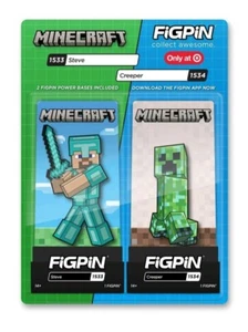 FiGPin Minecraft 2pk - Steve and Creeper (C³ A) - Bild 1 von 3