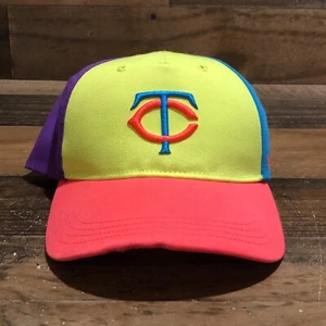 Minnesota Twins Mütze Strapback Cap Jugend Kinder Regenbogen '47 MLB Baseball - LESEN - Bild 1 von 15