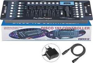 DMX 512 LUCI CONTROLLO MIXER CONTROLLER LUCI DISCO EFFETTO CONSOLE DJ DISCO192 - Foto 1 di 5