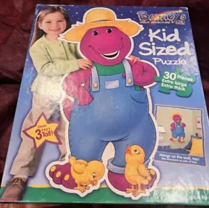 Barneys Great Adventure The Movie Kid Sized Puzzle 3 Feet 30 Pieces Complete New - Picture 1 of 3
