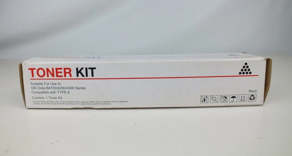 Toner Kit - Oki Data B4100/4200/4300 Series - Compatible with TYPE 9 - Image 1 of 1