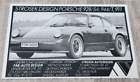 9. Strosek Porsche 911 Auto Design Tuning Werbeanzeige Werbung Reklame 1987