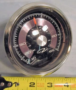 Faria 0-65MPH Boat Speedometer Gauge ONLY with Chrome Bezel SE8044B, NO Bracket - Bild 1 von 3
