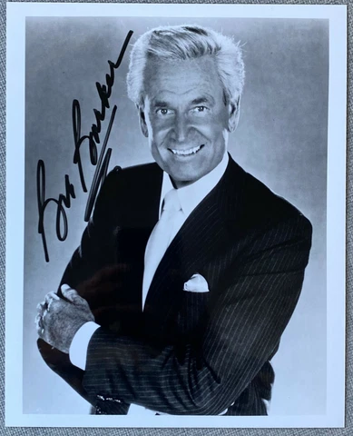 The Price Is Right Bob Barker Signed 8x10 B&W Promo Press Photo - Collectible Cover