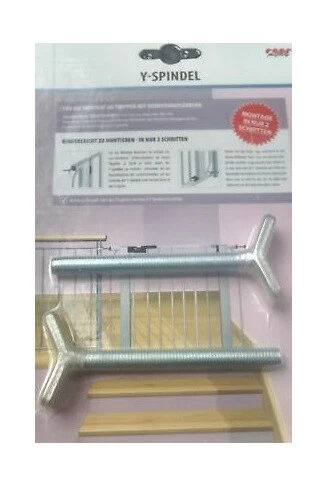 2x reer ZY - Y-Spindel für Türgitter für Rundstäben Lisa, Lara, Lea, Anna, Alina - Bild 1 von 1