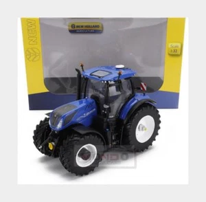 1:32 UNIVERSAL HOBBIES New Holland T7.300 Tractor 2020 Blue Met UH6604 MMC - Picture 1 of 2