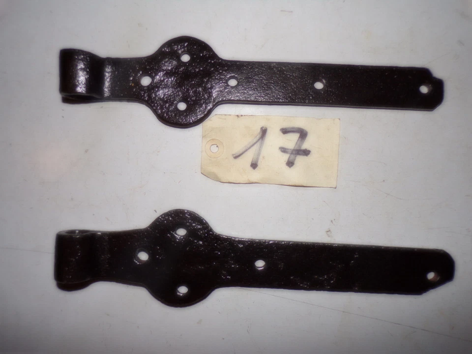 Pentures, charnières,  anciennes en fer forgé - Photo 1/1