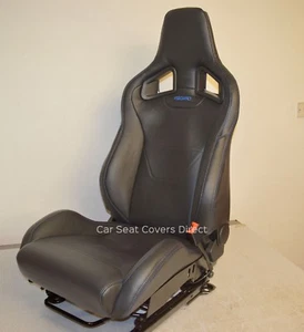 Recaro Sportster Cs Tailliert Enganliegend Wasserdicht Schwarz Autositzbezüge x2 - Bild 1 von 5