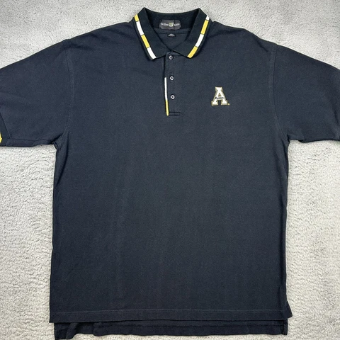 Appalachian State Shirt Mens Extra Large App Mountaineers Willow Pointe Black XL Cover