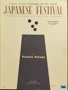 Japanese Festival Seventeen Piano Pieces Sheet Music Song Book - Picture 1 of 6