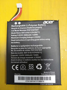 BAT-A10 Nowy akumulator 2000mAh do Acer E380 Liquid E3 Z5 V380 Z150
