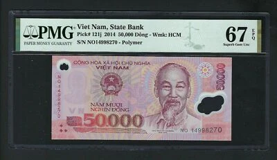Viet Nam 50000 Dong 2014 P121j Uncirculated Grade 67 - Image 1 of 2